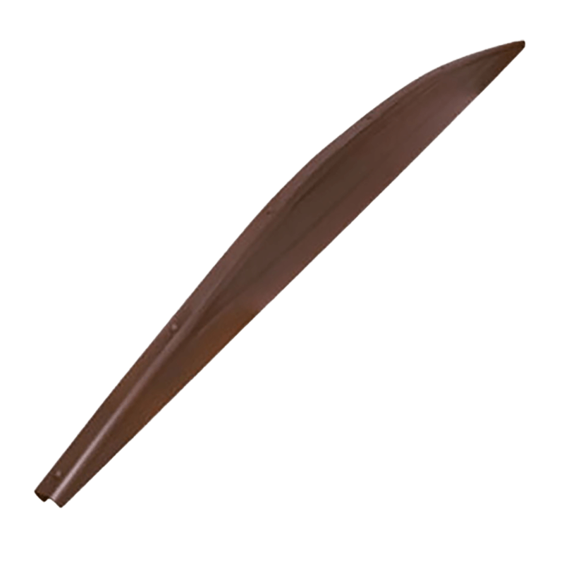 PVC Composite Fence Convex Top Walnut image